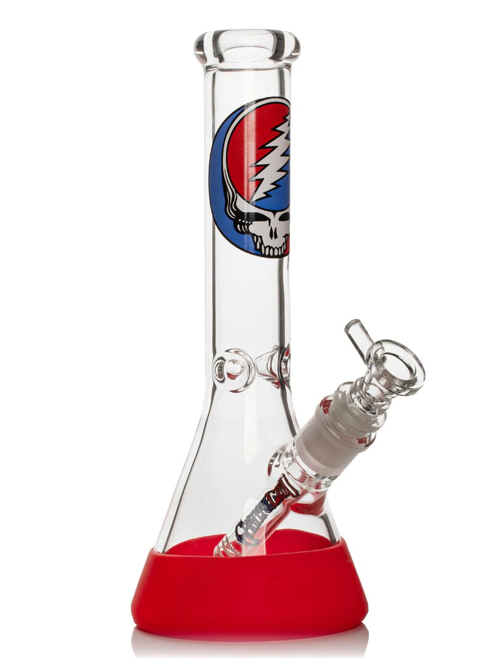 Grateful Dead x GEAR Premium 10” Steal Your Face Beaker Base Water Pipe | GRD5001