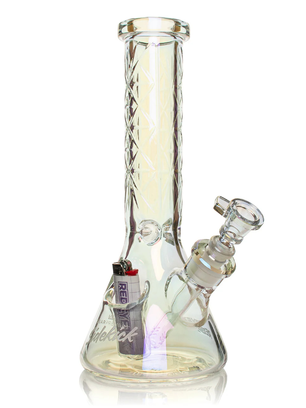 GEAR Premium x Red Eye Tek 12" 7mm Thick Terminator Finish Sidekick Beaker Tube | GK9001-2