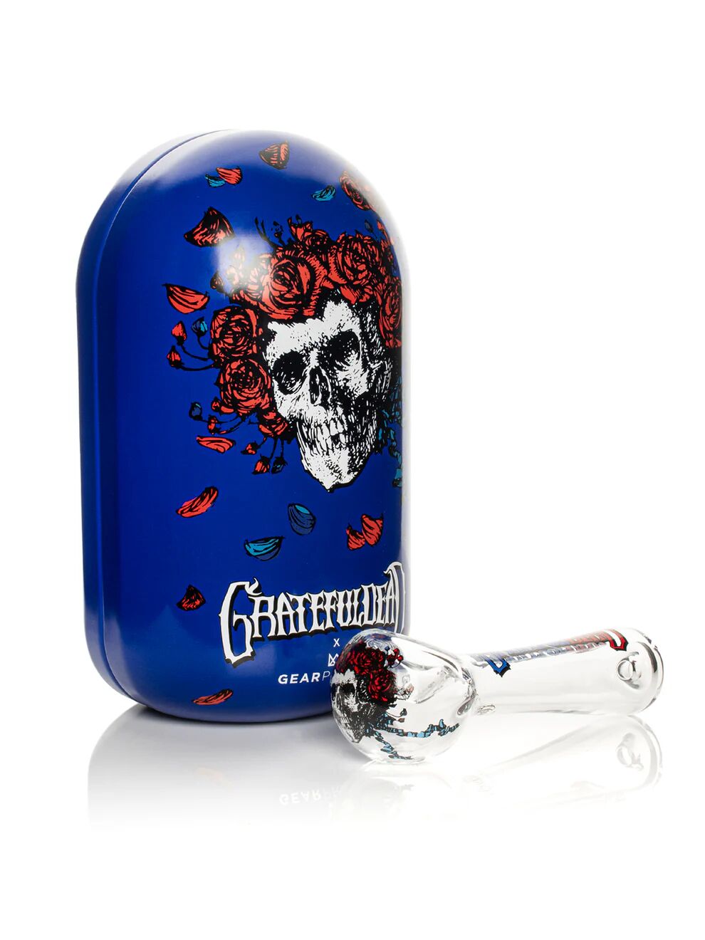 Grateful Dead x GEAR Premium® 4.5" Bertha Spoon Hand Pipe in Collectible Tin | GRD3008